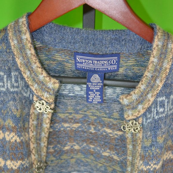 ( NICE ) NEWTON TRADING CO. 100 % WOOL SIZE S - Picture 2 of 7